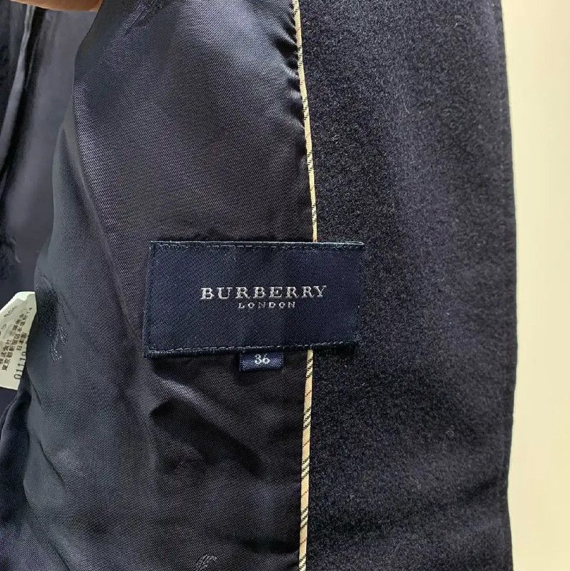 Burberry Burberry Black Wool Women's Coat Size ONE SIZE - 3 Thumbnail