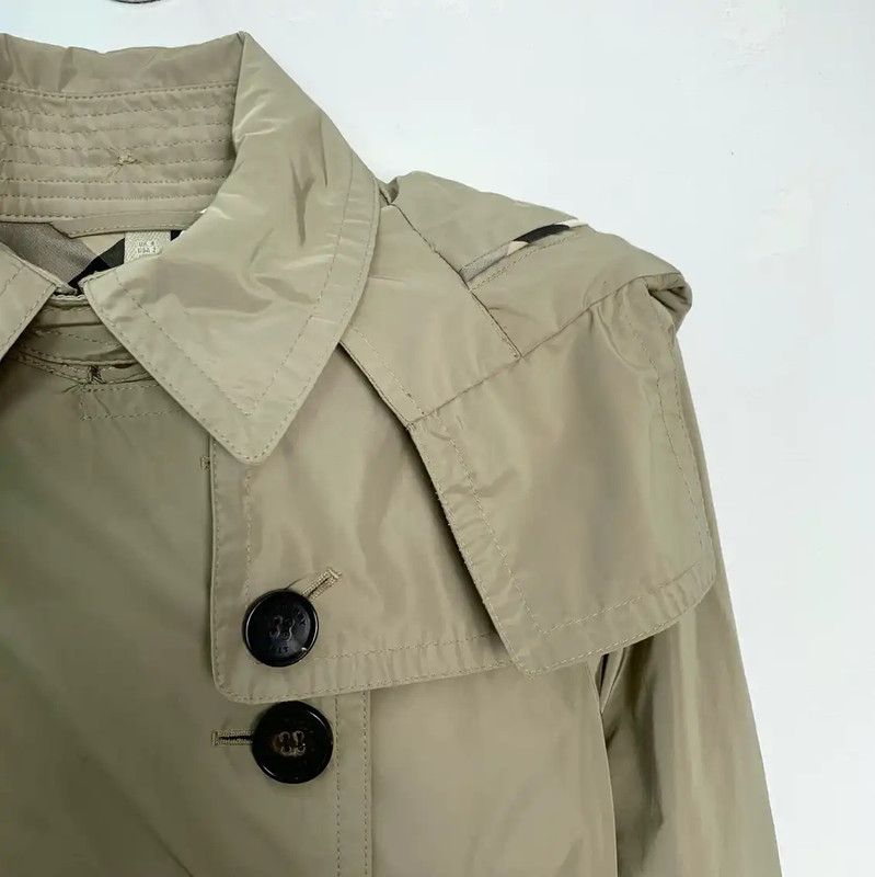 Burberry Burberry Women's Khaki Cotton Trench Coat Size XS / US 0-2 / IT 36-38 - 3 Thumbnail