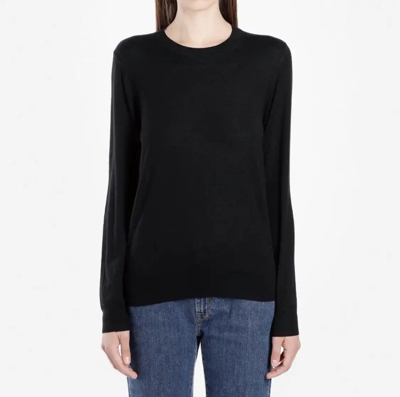 Burberry Burberry Black Wool Women's Sweater Size L / US 10 / IT 46 - 8 Thumbnail