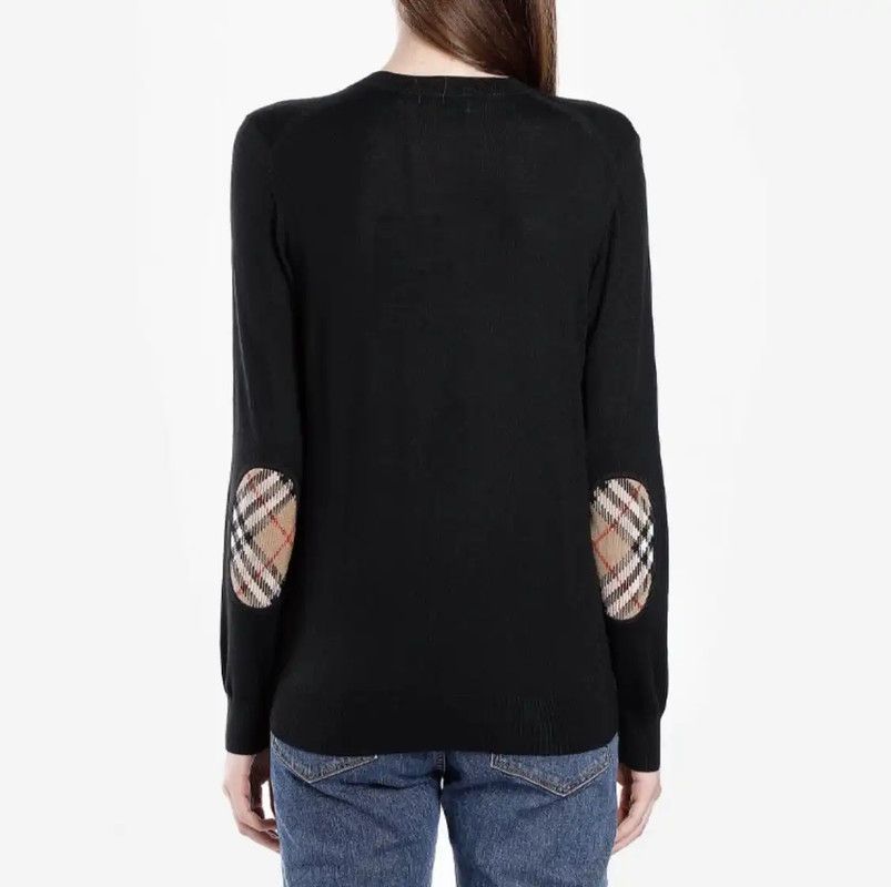 Burberry Burberry Black Wool Women's Sweater Size L / US 10 / IT 46 - 9 Thumbnail