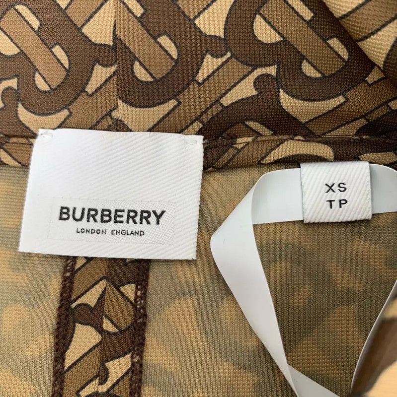 Burberry Burberry Brown Fiber Women's Midi Skirt Size 22" - 6 Thumbnail