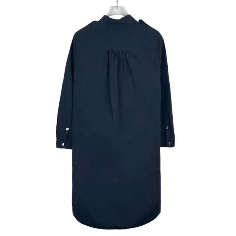 Burberry Burberry Black Cotton Women's Dress XS Size XS / US 0-2 / IT 36-38 - 2 Thumbnail
