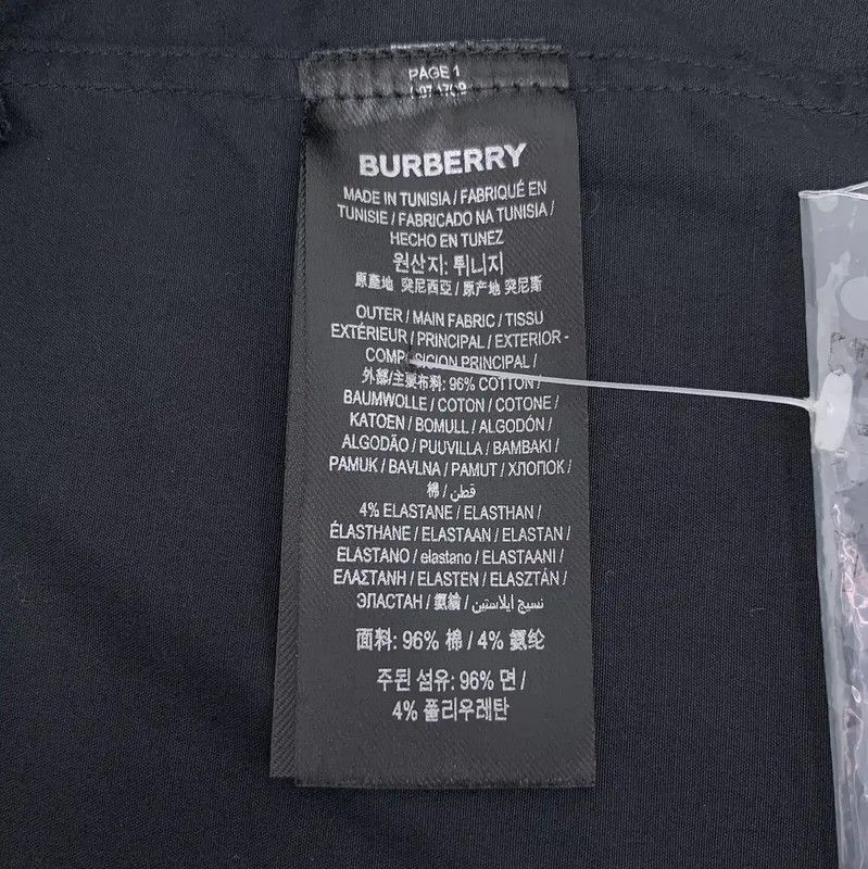 Burberry Burberry Women's Black Cotton Long Sleeve Shirt Size XS / US 0-2 / IT 36-38 - 6 Thumbnail