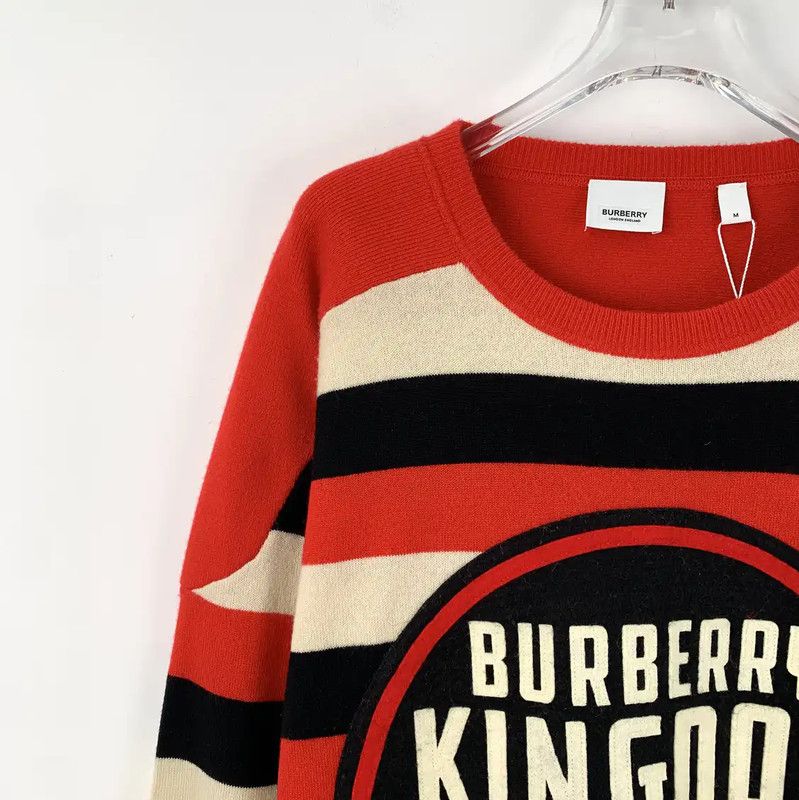 Burberry Burberry Colorblock Cashmere Knit Sweater Size M / US 6-8 / IT 42-44 - 3 Thumbnail