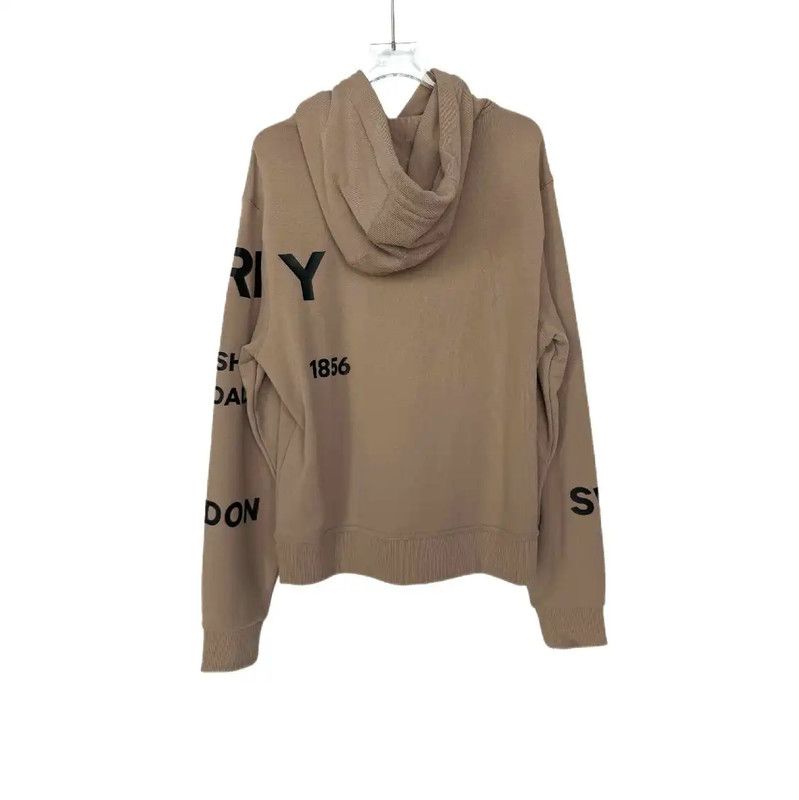 Burberry Burberry Brown Cotton Women's Hoodie Size XL / US 12-14 / IT 48-50 - 2 Thumbnail