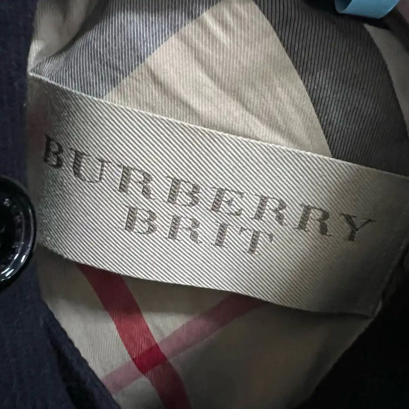 Burberry Burberry Black Cotton Long Coat for Women Size ONE SIZE - 3 Thumbnail