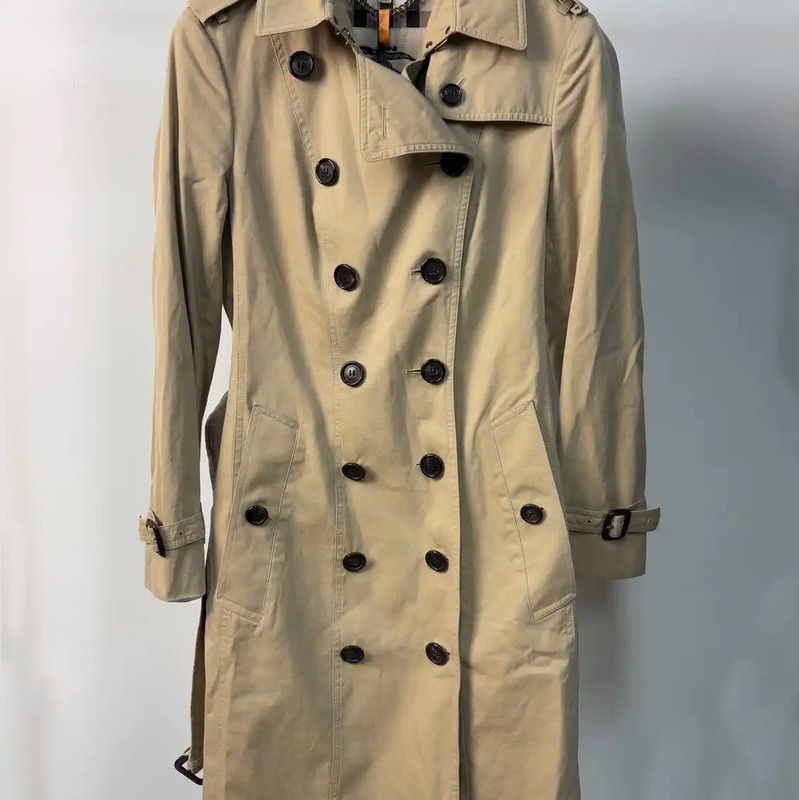Burberry Burberry Women's Khaki Trench Coat Size S Size S / US 4 / IT 40 - 2 Thumbnail