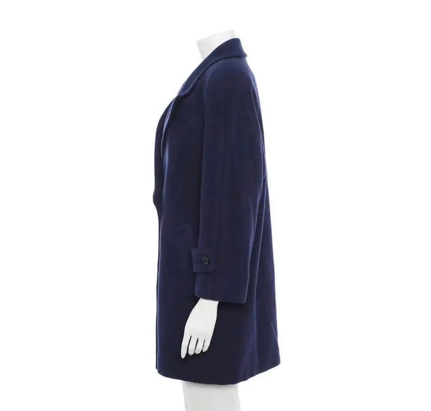 Burberry Burberry Winter Dark Blue Wool Women's Coat Size M / US 6-8 / IT 42-44 - 2 Thumbnail