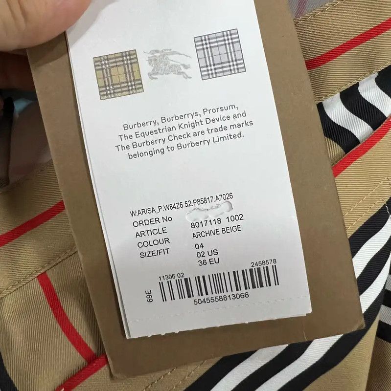 Burberry Burberry Striped Cotton Midi Skirt for Summer Size 28" / US 6 / IT 42 - 5 Thumbnail