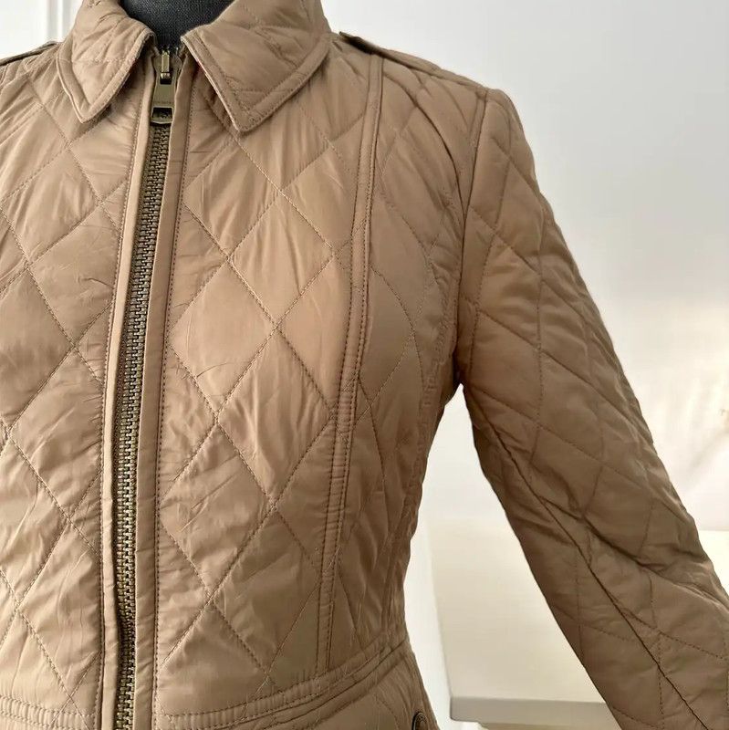Burberry Burberry XS Khaki Women's Cotton Jacket Size XS / US 0-2 / IT 36-38 - 6 Thumbnail