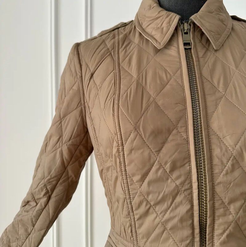 Burberry Burberry XS Khaki Women's Cotton Jacket Size XS / US 0-2 / IT 36-38 - 7 Thumbnail