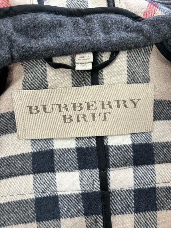 Burberry Burberry Gray Wool Women's Duffle Coat Size XS / US 0-2 / IT 36-38 - 6 Thumbnail