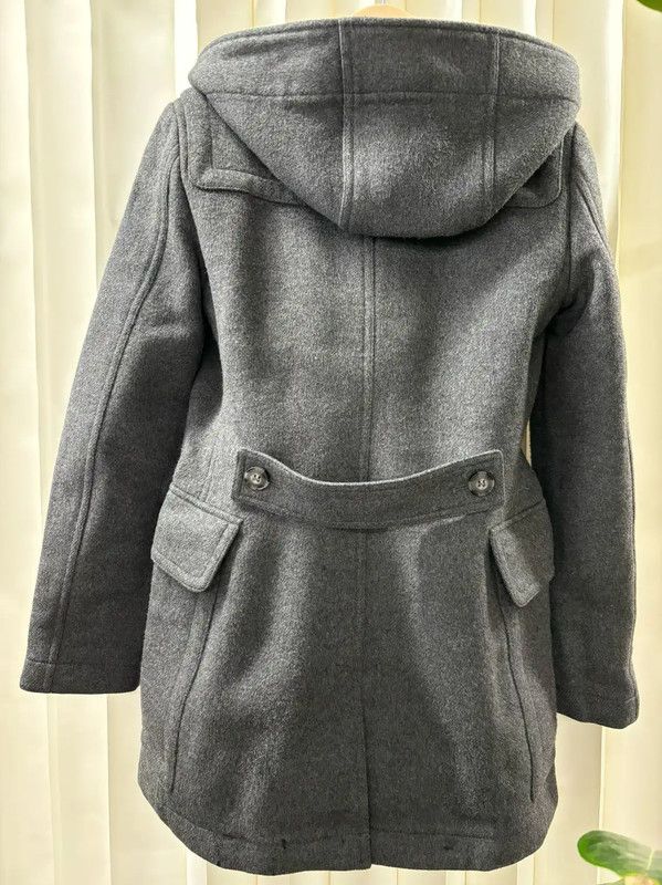 Burberry Burberry Gray Wool Women's Duffle Coat Size XS / US 0-2 / IT 36-38 - 4 Thumbnail
