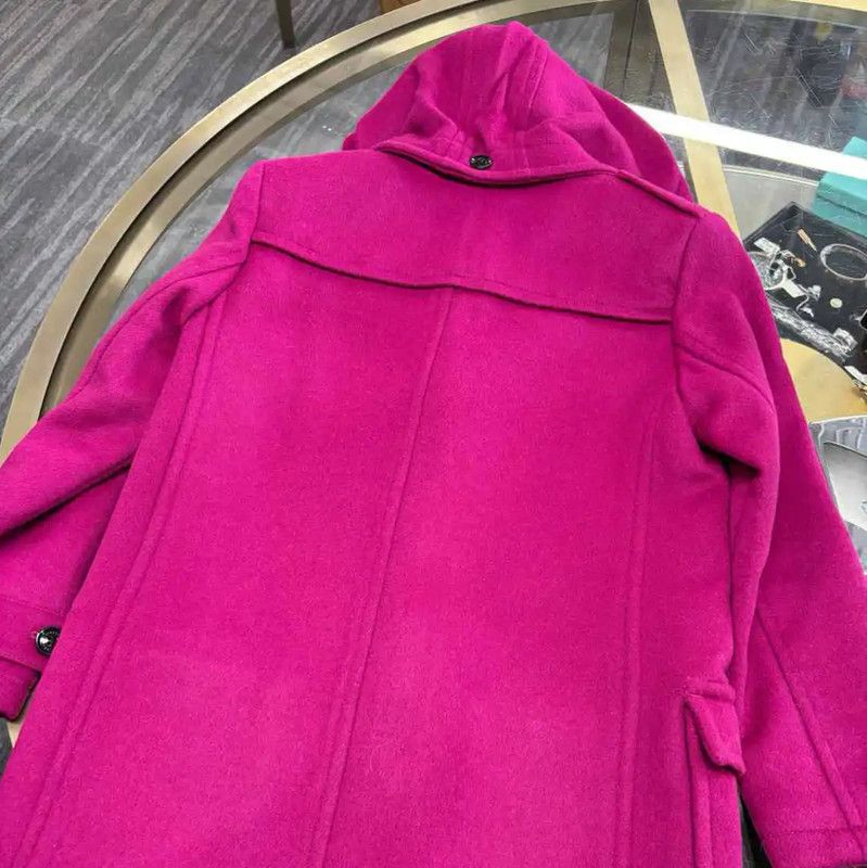 Burberry Burberry Pink Wool Mid-Length Women's Coat Size M / US 6-8 / IT 42-44 - 7 Thumbnail