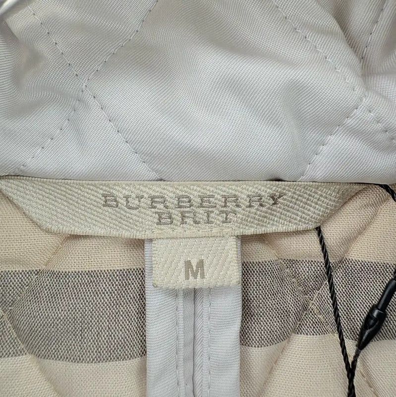 Burberry Burberry Beige Quilted Cotton Jacket for Women Size M / US 6-8 / IT 42-44 - 3 Thumbnail
