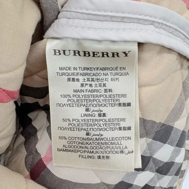 Burberry Burberry Beige Quilted Cotton Jacket for Women Size M / US 6-8 / IT 42-44 - 4 Thumbnail