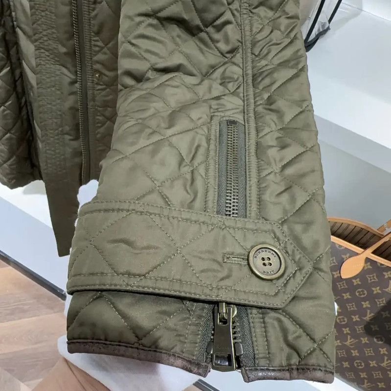 Burberry Burberry Green Women's Winter Cotton Jacket Size M / US 6-8 / IT 42-44 - 3 Thumbnail