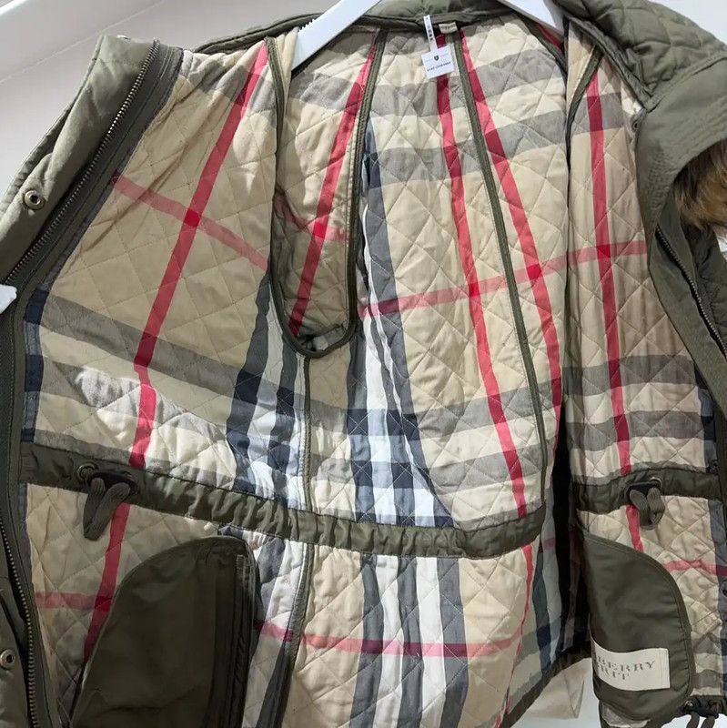 Burberry Burberry Green Women's Winter Cotton Jacket Size M / US 6-8 / IT 42-44 - 6 Thumbnail