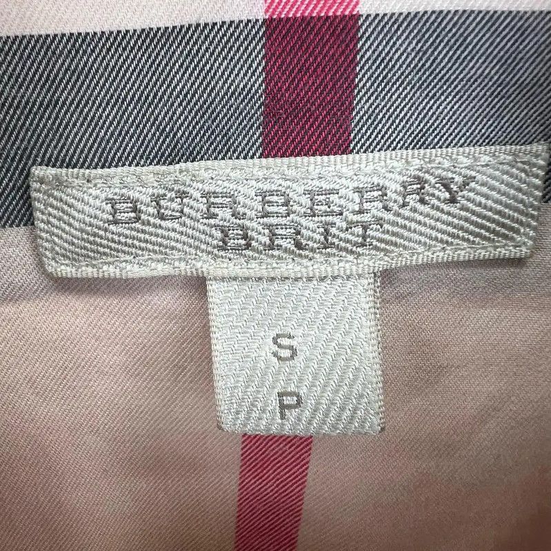 Burberry Burberry Women's Khaki Checkered Cotton Shirt Size S / US 4 / IT 40 - 3 Thumbnail