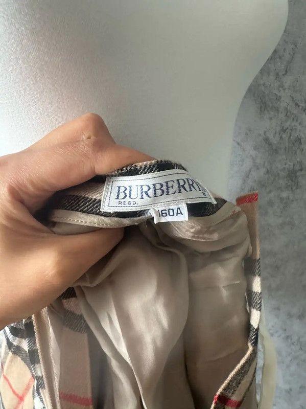 Burberry Burberry Khaki Wool Women's Skirt Size 23" - 6 Thumbnail
