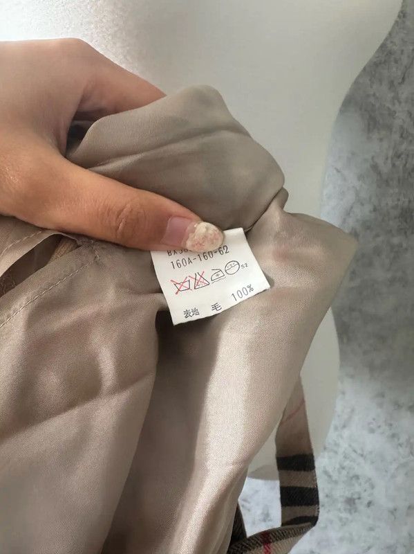 Burberry Burberry Khaki Wool Women's Skirt Size 23" - 7 Thumbnail
