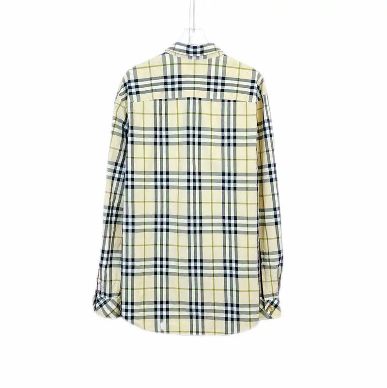 Burberry Burberry L Size Khaki Long Sleeve Shirt Size L / US 10 / IT 46 - 2 Thumbnail