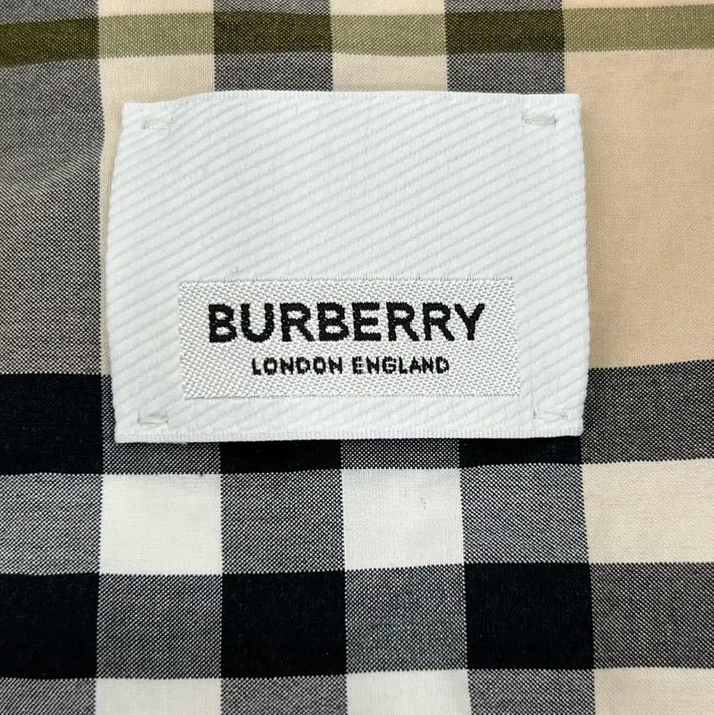 Burberry Burberry L Size Khaki Long Sleeve Shirt Size L / US 10 / IT 46 - 5 Thumbnail