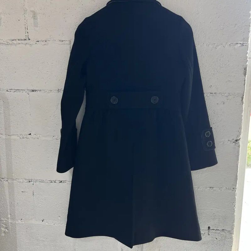 Burberry Burberry Black Wool Blend Women's Coat Size M / US 6-8 / IT 42-44 - 2 Thumbnail
