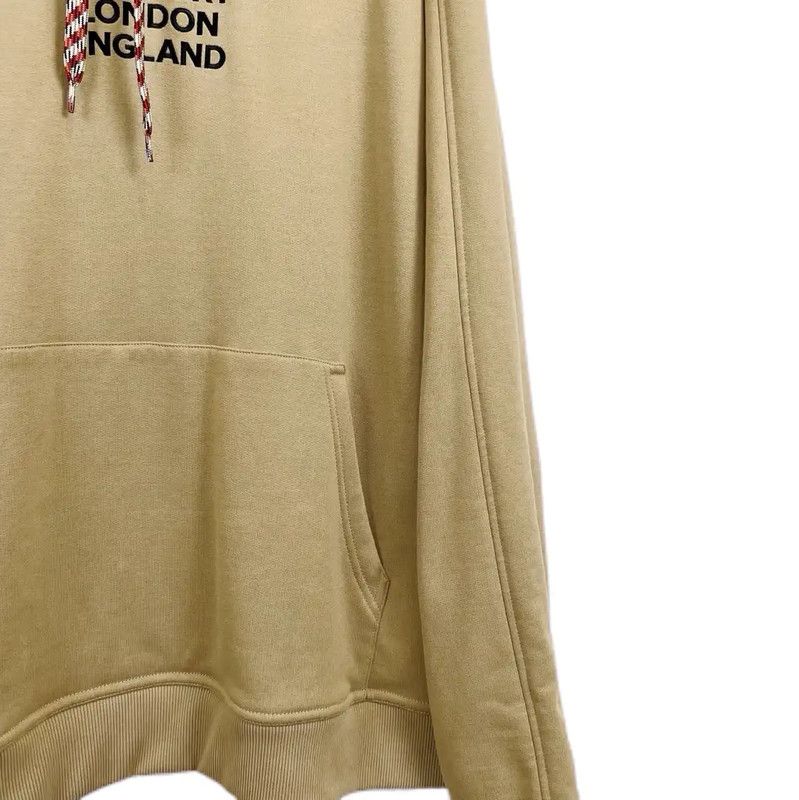 Burberry Burberry Beige Cotton Long Sleeve Hoodie Size XL / US 12-14 / IT 48-50 - 3 Thumbnail