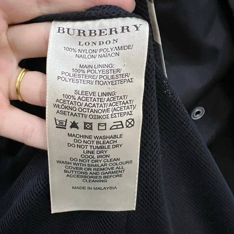 Burberry Burberry Black Cotton Mid-Length Trench Coat Size ONE SIZE - 3 Thumbnail