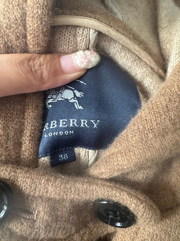 Burberry Burberry Khaki Wool Women's Mid-Length Coat Size M / US 6-8 / IT 42-44 - 9 Thumbnail