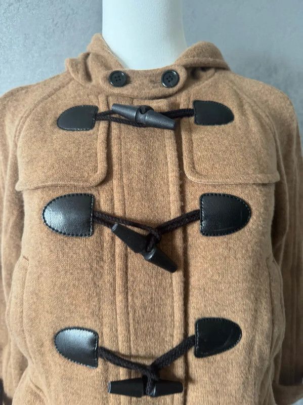 Burberry Burberry Khaki Wool Women's Mid-Length Coat Size M / US 6-8 / IT 42-44 - 3 Thumbnail