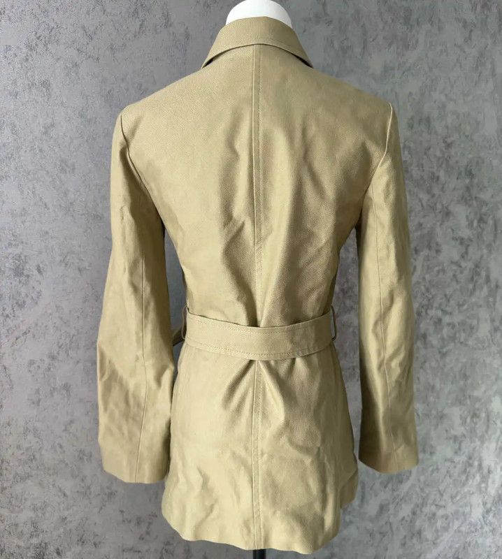 Burberry Burberry Green Cotton Long Coat for Women Size M / US 6-8 / IT 42-44 - 5 Thumbnail