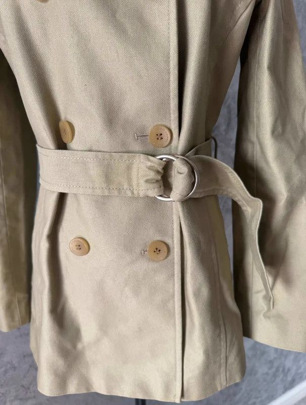 Burberry Burberry Green Cotton Long Coat for Women Size M / US 6-8 / IT 42-44 - 6 Thumbnail