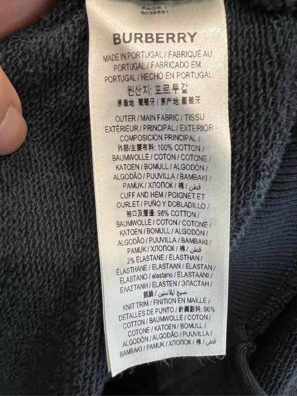 Burberry Burberry Black Cotton Women's Hoodie Size M / US 6-8 / IT 42-44 - 5 Thumbnail