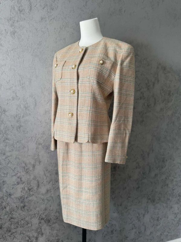 Burberry Burberry Color-Block Wool Blend Mid-Length Coat Size L / US 10 / IT 46 - 2 Thumbnail