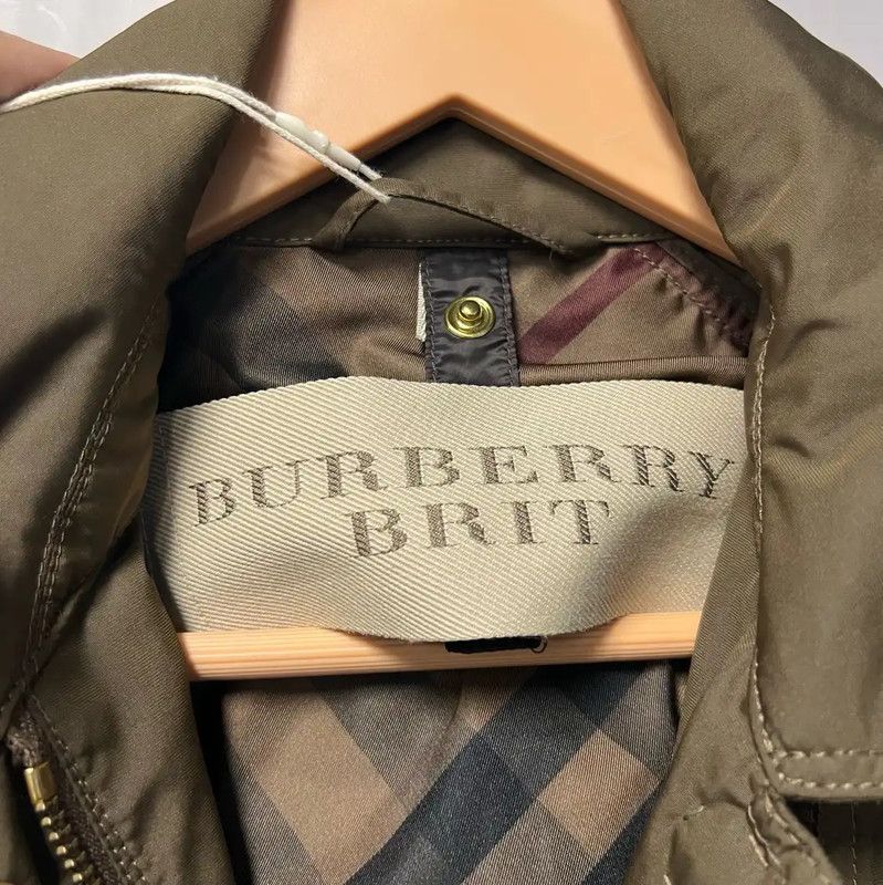 Burberry Burberry Military Green Cotton Women's Trench Coat Size M / US 6-8 / IT 42-44 - 3 Thumbnail
