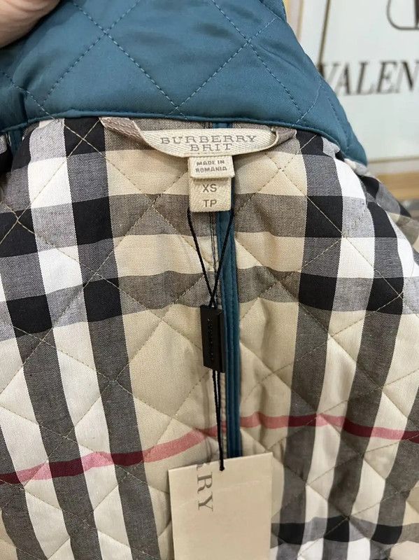 Burberry Burberry Green Quilted Women's Spring Jacket Size XS / US 0-2 / IT 36-38 - 5 Thumbnail