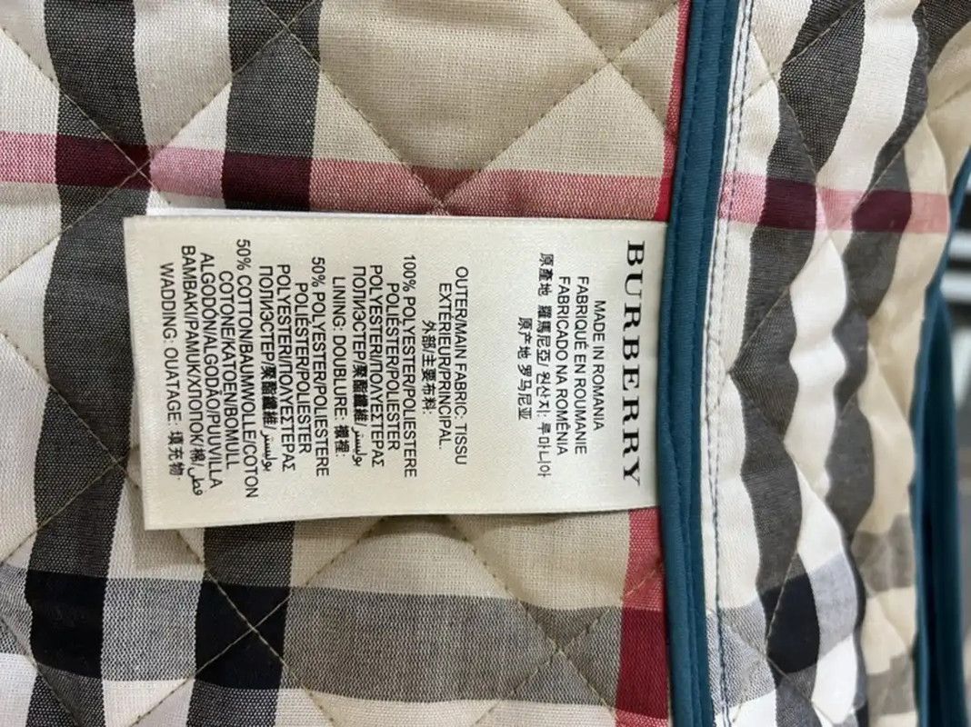 Burberry Burberry Green Quilted Women's Spring Jacket Size XS / US 0-2 / IT 36-38 - 7 Thumbnail