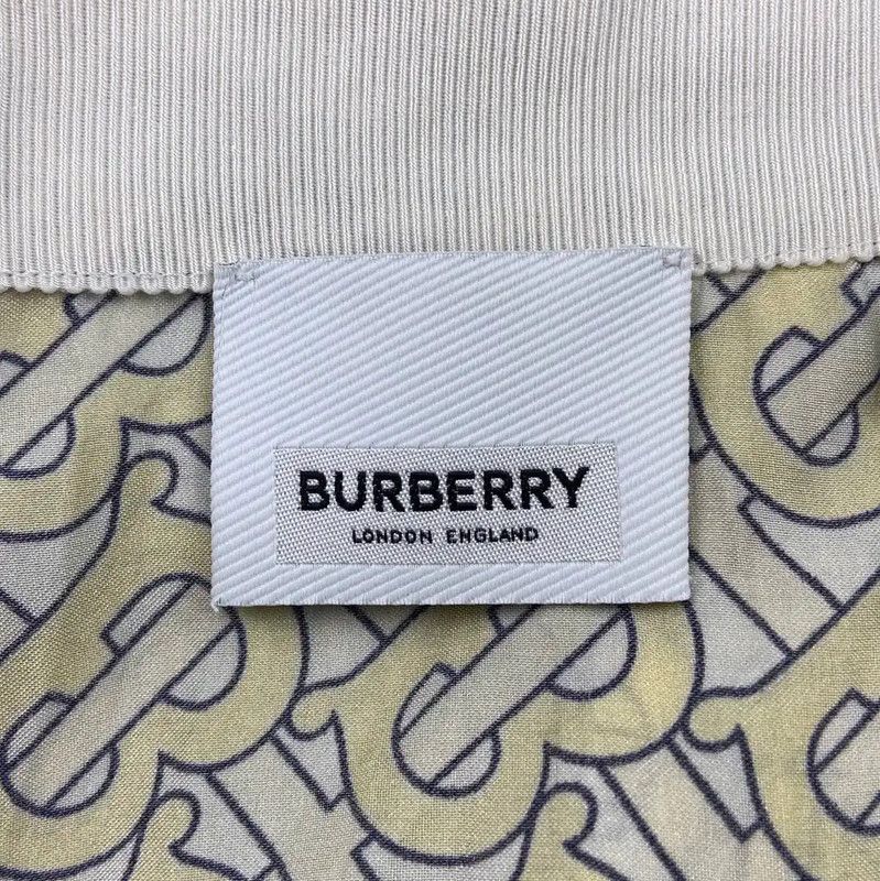 Burberry Burberry S Size Color-blocked Silk Skirt Size 23" - 4 Thumbnail