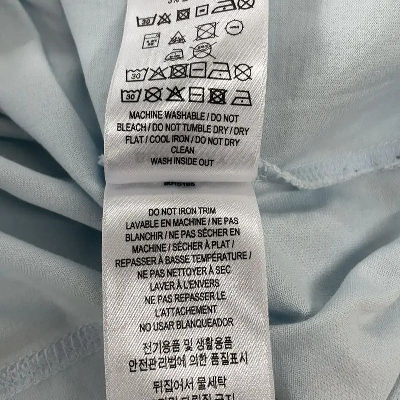 Burberry Burberry Light Blue Cotton Women's T-Shirt Size L / US 10 / IT 46 - 5 Thumbnail