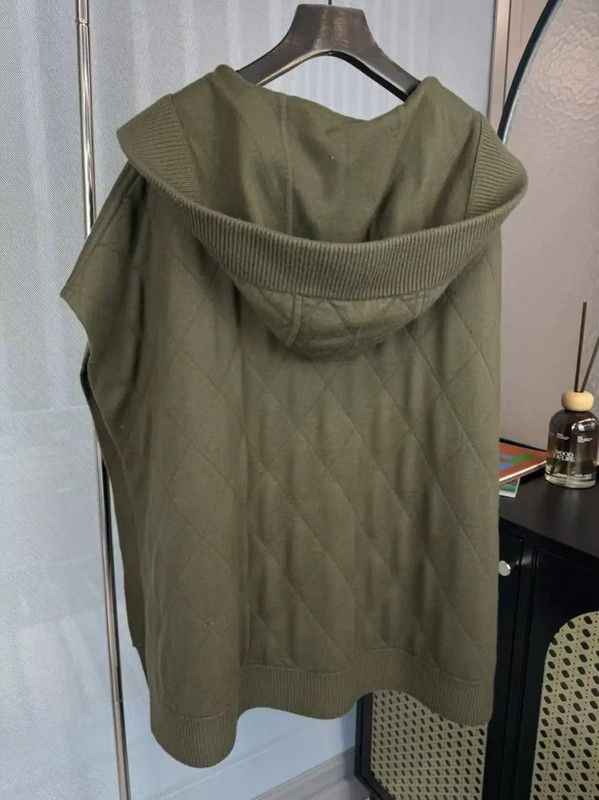 Burberry Burberry Green Wool Women's Cardigan Size ONE SIZE - 2 Thumbnail