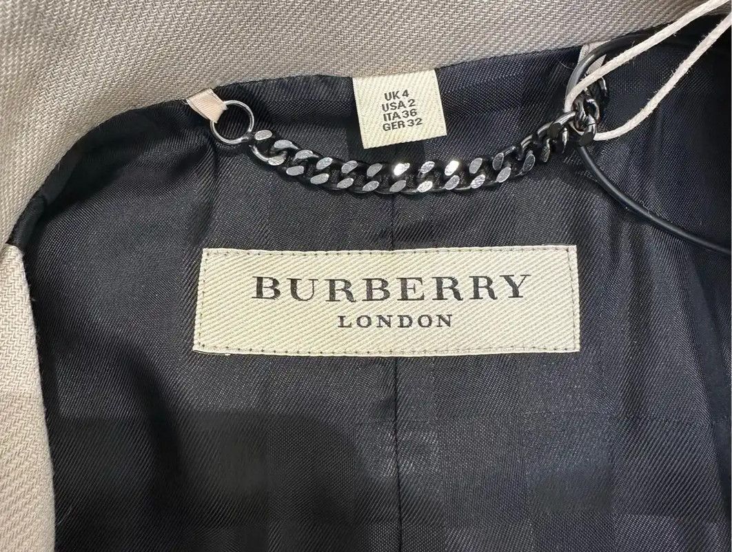 Burberry Burberry Khaki Wool Double-Breasted Long Coat Size S / US 4 / IT 40 - 7 Thumbnail