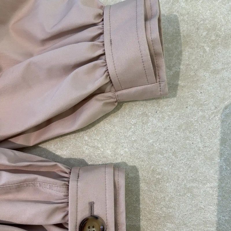 Burberry Burberry Pink Cotton Women's Trench Coat Size M / US 6-8 / IT 42-44 - 7 Thumbnail