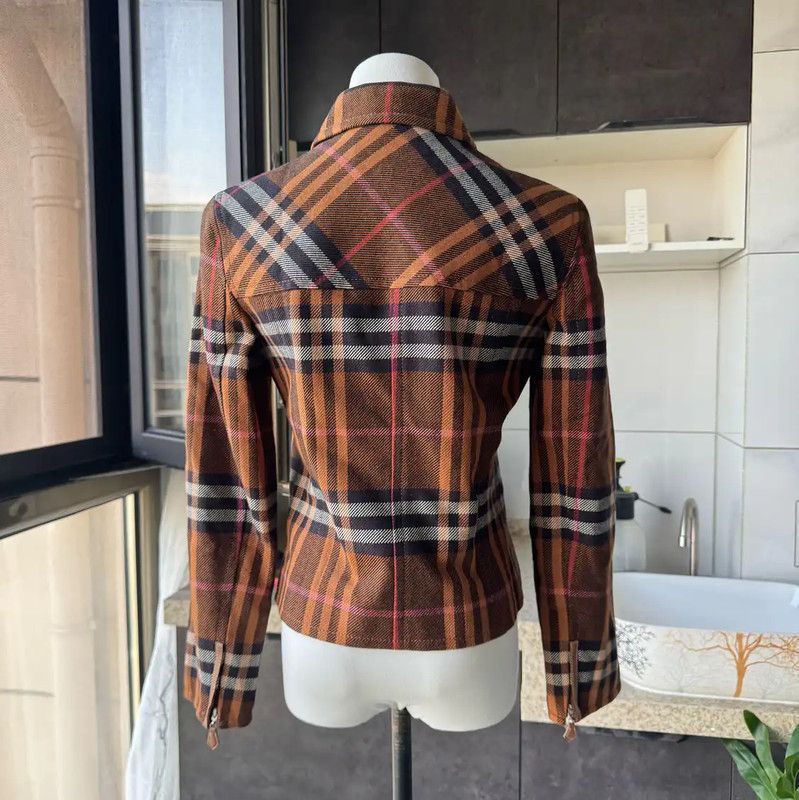 Burberry Burberry Color-Block Midi Length Coat for Women Size M / US 6-8 / IT 42-44 - 6 Thumbnail