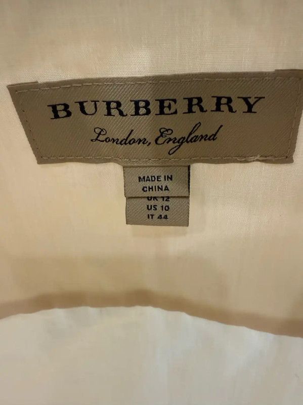 Burberry Burberry Long Sleeve Cotton Shirt in Blush Size XL / US 12-14 / IT 48-50 - 6 Thumbnail