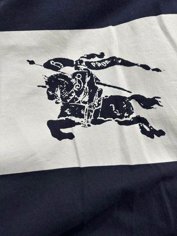 Burberry Burberry Navy Cotton Women's T-Shirt Size S / US 4 / IT 40 - 4 Thumbnail