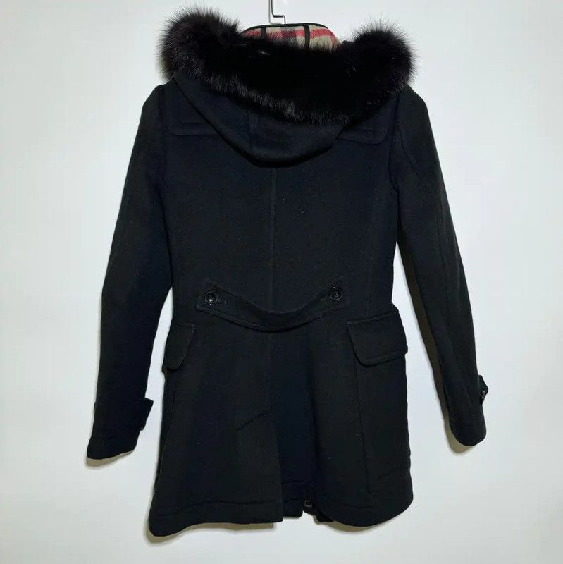 Burberry Burberry Women's Black Wool Winter Coat Size S / US 4 / IT 40 - 2 Thumbnail