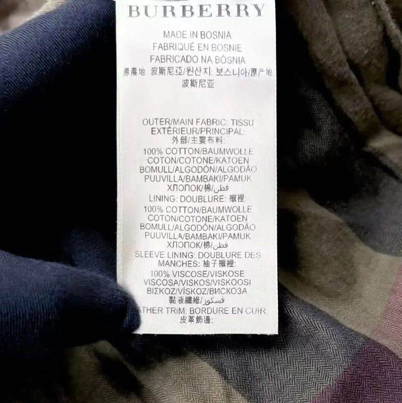 Burberry Burberry Khaki Cotton Blend Trench Coat Size S / US 4 / IT 40 - 6 Thumbnail