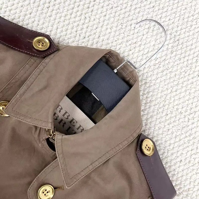 Burberry Burberry Khaki Cotton Blend Trench Coat Size S / US 4 / IT 40 - 3 Thumbnail